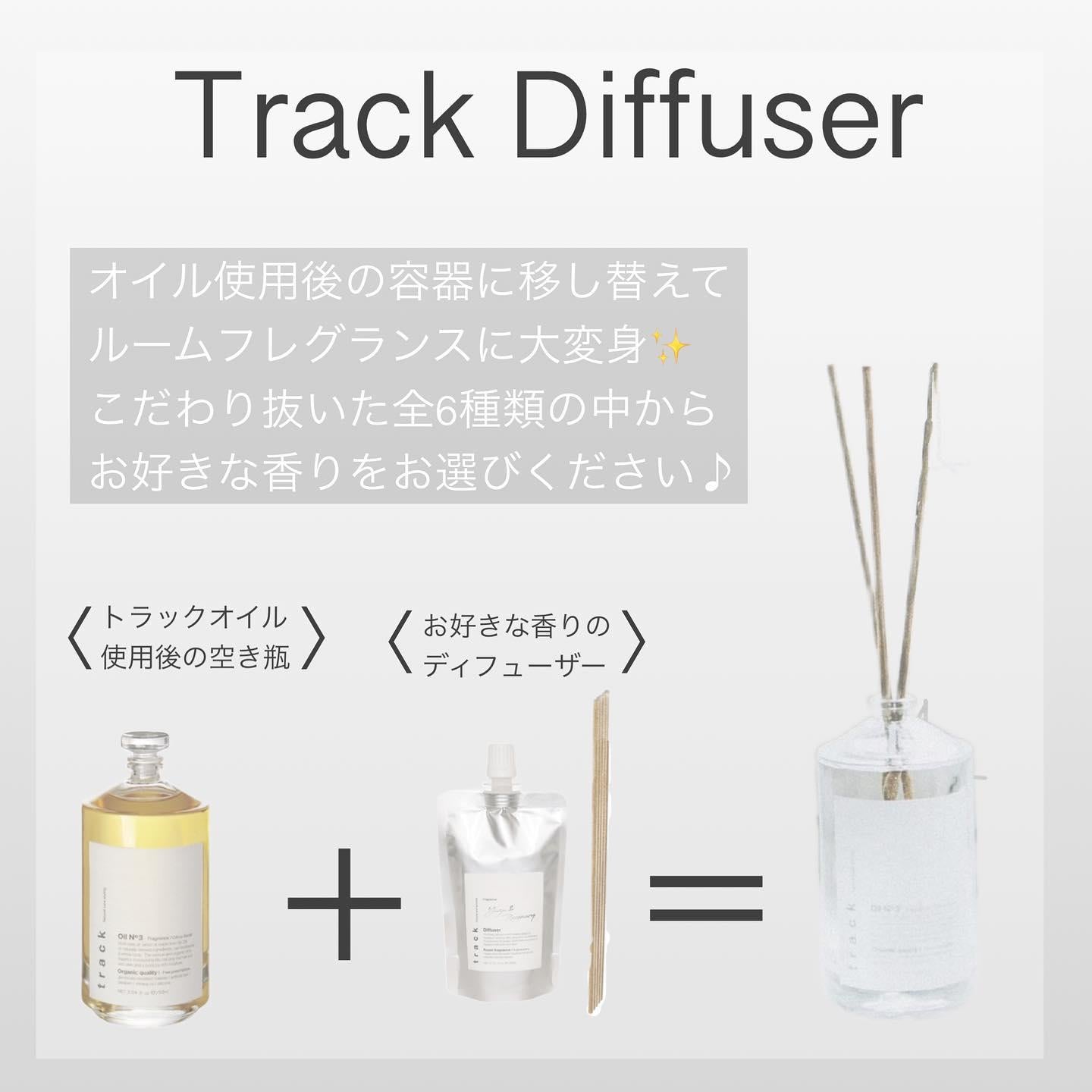 track / トラック ディフューザー【香り:6種類あり】 <80ml>