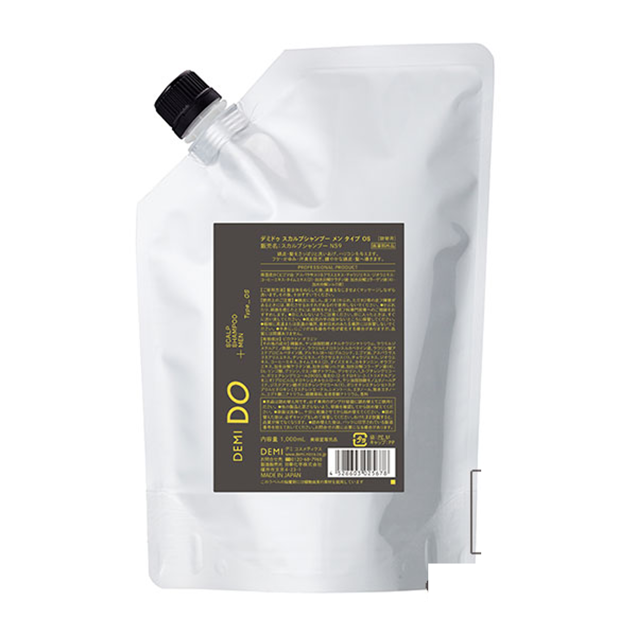 DEMI DO / デミ ドゥ スカルプシャンプー MEN タイプ OS(For Oily Skin)【容量:4サイズあり】 <300ml・590ml・詰替え用500ml・詰替え用1000ml>