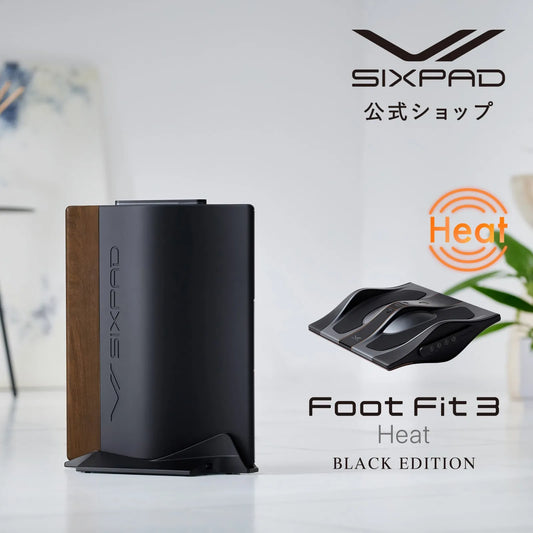 SIXPAD / シックスパッド　Foot Fit 3 Heat（フットフィット 3 ヒート） ブラックエディション