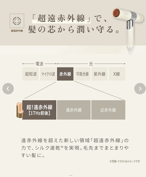 KINUJO　Hair Dryer　＜2色＞　キヌージョヘアドライヤー