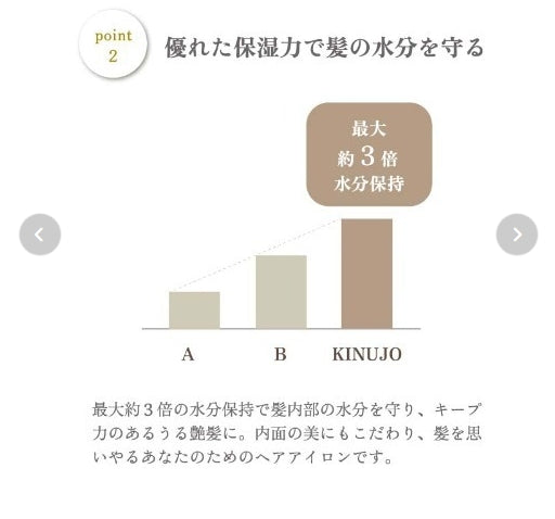 絹女～KINUJO～ CURL IRON キヌージョ カールアイロン　＜2サイズ：28ｍｍ/32ｍｍ＞
