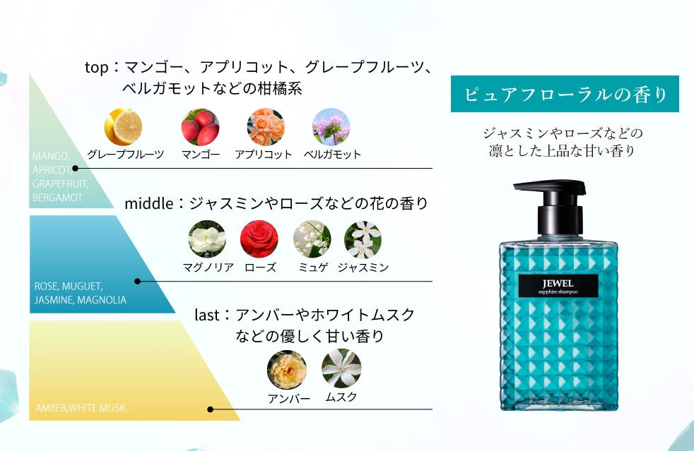 careness　ジュエル シャンプー　＜香り2種＞　ケアネス