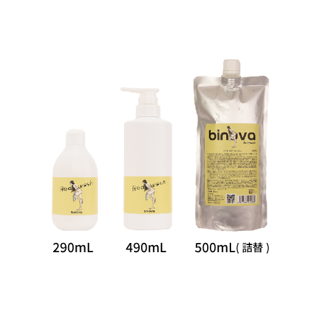 binova　ボディウォッシュ たなかみさきモデル【容量：3サイズあり】　<290ml・490ml・詰替え用500ml>