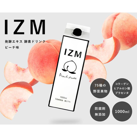 IZM / イズム　酵素ドリンク ピーチテイスト　<1,000ml>